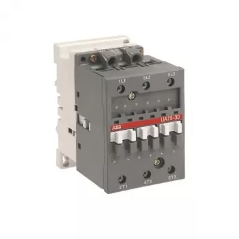 ABB UA75-30-00-80 3-polig kontaktor, 75 A, 230V AC 50Hz / 240V AC 60Hz spole, 37 kW vid 400V 1SBL411022R8000