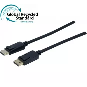 Exertis Connect DisplayPort-kabel 1.2 5m 4K UHD svart hane till hane 127033