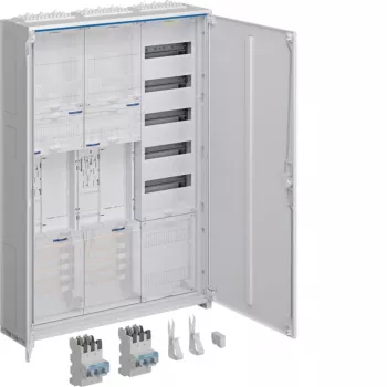 Hager universZ elmätarkapsling 2 mätarplatser 3 fält 1100 mm vit IP31 ZB33SEQ25EN