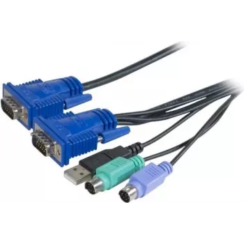 EXERTIS CONNECT KVM Combo-kabel USB, PS/2, 5,0 m (066305)