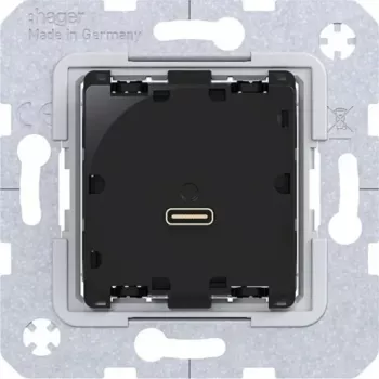 HAGER WAS4154 USB-C Power Delivery laddmodul 65W