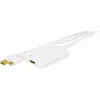 EXERTIS CONNECT Mini DisplayPort 1.1 to HDMI Converter with USB Audio, DP Male + USB Male to HDMI Female, Black 127406