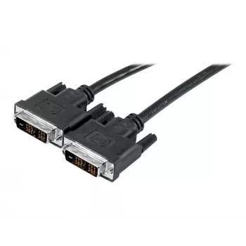 EXERTIS CONNECT DVI-D Single Link monitorkabel, kontakt till kontakt, 18+1 pin, 1,0 m, svart 127471