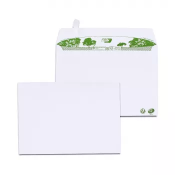 GPV ERAPure 3303 kuvert C5 (162 x 229 mm), utan fönster, 80 g/m², 100 % återvunnet papper, vit, klorfri