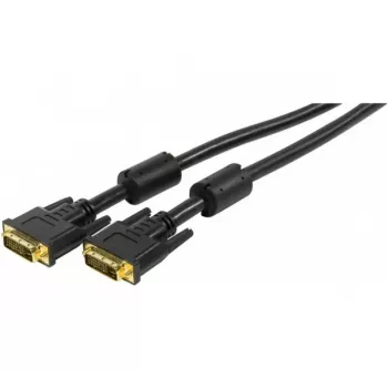 EXERTIS CONNECT DVI-I Dual-Link-monitorkabel, 24+5 pin kontakt till kontakt, 3,0 m, svart EXC127671