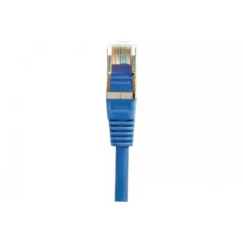 Exertis Connect 842104 Cat.6 F/UTP patchkabel, 1 m, blå, Slim Bend Protection
