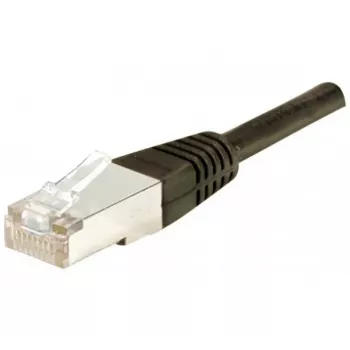 Exertis Connect Cat 5e F/UTP patchkabel, RJ-45 kontakt till RJ-45 kontakt, 5,0 m, svart 847136