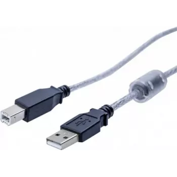 EXERTIS CONNECT USB 2.0-kabel, USB-A kontakt till USB-B kontakt, 2,0 m, svart 532535