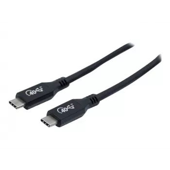Exertis Connect USB4 USB-C till USB-C-kabel 80 cm 8K 100W svart 532600