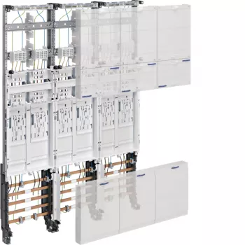 HAGER ZL3EN26 universellt mätarfält 6-punkt BKE-I 3-fas 1050 mm
