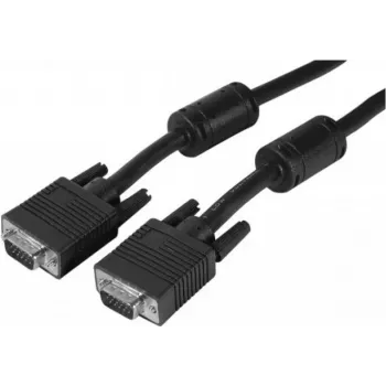 EXERTIS CONNECT SVGA-monitorkabel, 15-polig HD D-Sub hane till hane, 15 m, svart 119750