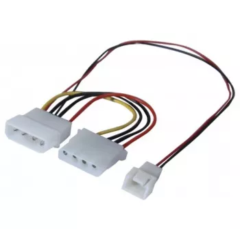 EXERTIS CONNECT Molex till 3-pin fläkt strömadapterkabel 15 cm (EXC146851)