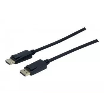 EXERTIS CONNECT DisplayPort 1.2-kabel 4K 3 m svart 127032