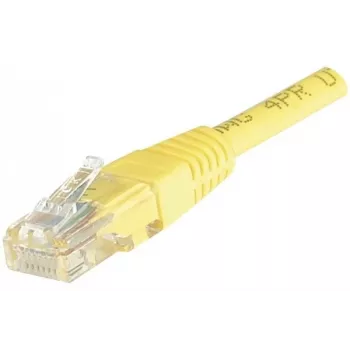EXERTIS CONNECT Cat6 U/UTP patchkabel, RJ45, gul, 1,5 m, Snagless EXC245740
