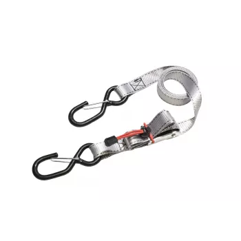 Master Lock spännband med spärr och S-krokar, 1,8 m x 25 mm, 4-pack (3062EURDAT)