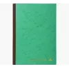 Le Dauphin planeringsbok A4, 96 sidor, 12 kolumner, grönt omslag 39721D