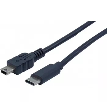 EXERTIS CONNECT USB-C till mini-USB typ B-kabel, 2,0 m, svart 532451