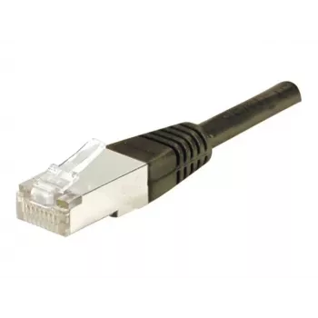 EXERTIS CONNECT Cat6 F/UTP patchkabel, 3 m, svart, slim snagless boot 234250