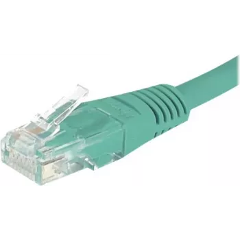 EXERTIS CONNECT Cat6 U/UTP patchkabel, 5 m, grön, RJ45, spärrhake-skydd 244750
