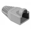 EXERTIS CONNECT RJ45 böjskydd för runda kablar, grå, 10-pack 253161