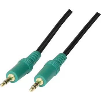 EXERTIS CONNECT 3,5 mm stereo ljudkabel, kontakt till kontakt, 10 m, svart 108898