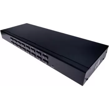 EXERTIS CONNECT 16-portars USB/PS/2 KVM-switch med OSD och IP-fjärråtkomst 66310