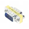 TECLINE Mini Gender Changer, 15-pol HD D-Sub hane till hane för VGA (50408)
