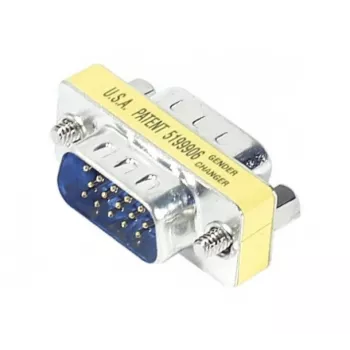 TECLINE Mini Gender Changer, 15-pol HD D-Sub hane till hane för VGA (50408)