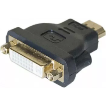 EXERTIS CONNECT HDMI till DVI-I-adapter, HDMI-kontakt till DVI-I 24+5-uttag, svart 127951