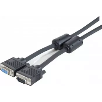 EXERTIS CONNECT SVGA-monitorkabel, 15-polig HD D-Sub kontakt/uttag, 10,0 m, svart 119840