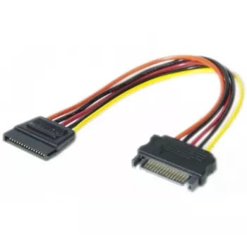 EXERTIS CONNECT SATA-strömförlängningskabel, SATA-kontakt till SATA-uttag, 0,2 m 147564