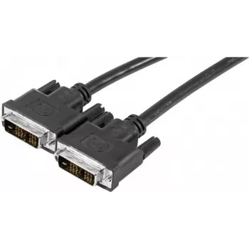 EXERTIS CONNECT DVI-D Single Link-monitorkabel, 18+1 pin kontakt till kontakt, 1,8 m, svart 127475