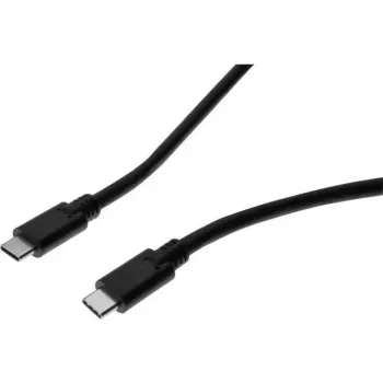 EXERTIS CONNECT USB 3.2 Gen 2x2-kabel 20 Gbps / 240W USB-C till USB-C, svart, 1,5 m (532650)