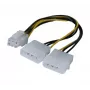EXERTIS CONNECT Molex till PCI-E strömadapterkabel, 25 cm 146691