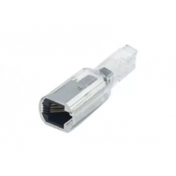 EXERTIS CONNECT telefonlurskabeltrasselupplösare - förhindrar trassel, 360° vridled, RJ9/RJ10/RJ22, svart (280101)
