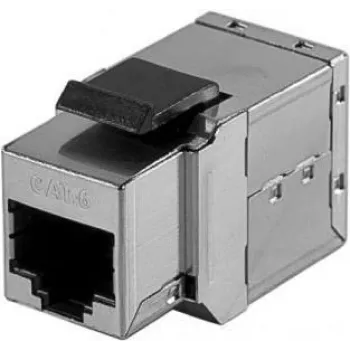 EXERTIS CONNECT Cat.6 keystone-koppling RJ45 uttag till RJ45 uttag, vit (272240)