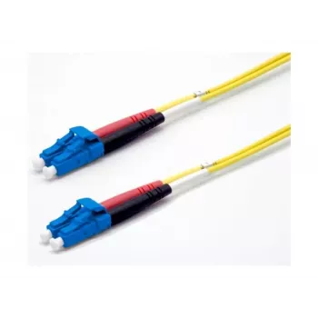 Ekivalan OS2 duplex fiberoptisk patchkabel LC/LC 5 m gul COZ008LCLC2SJ0050A