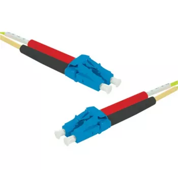 EXERTIS CONNECT OS2 LC duplex till LC duplex UPC fiberoptisk patchkabel, 9/125 µm, gul, 15 m 392847