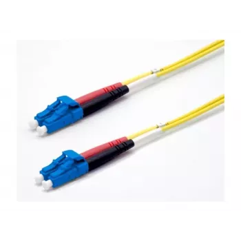Ekivalan OS2 LC/LC duplex single-mode fiberoptisk patchkabel, 9/125 µm, LSZH, gul, 50 m COZ008LCLC2SJ0500A