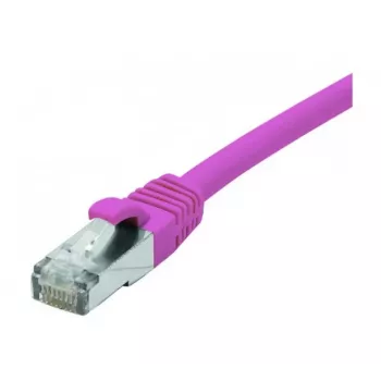 EXERTIS CONNECT Cat 6 F/UTP patchkabel, PoE, LSZH, rosa, 5 m, RJ45, snagless 854436