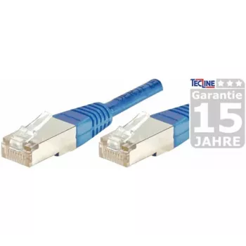 EXERTIS CONNECT Cat.6 F/UTP patchkabel, 30 m, blå, slimline böjskydd 853346