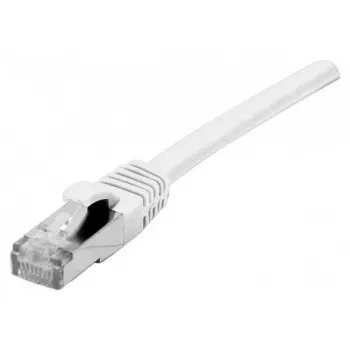 EXERTIS CONNECT Cat.6 F/UTP PoE LSZH vit 30 m patchkabel med Snagless Boot 854408
