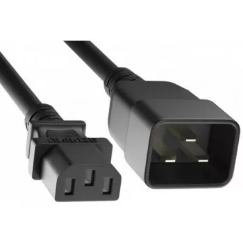 EXERTIS CONNECT strömförlängningskabel IEC C20 till C13 3m svart 808001