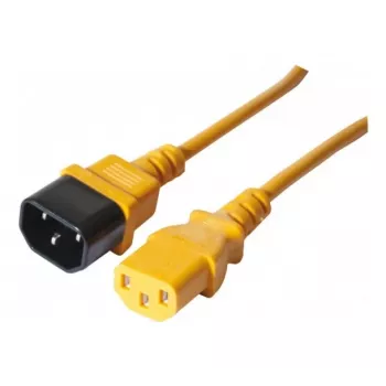 EXERTIS CONNECT strömförlängningskabel IEC C14 till C13, 1,8 m, orange EXC808075