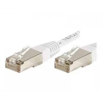 Exertis Connect 853816 Cat.6 F/UTP patchkabel, 10 m, vit, Slim Bend Protection