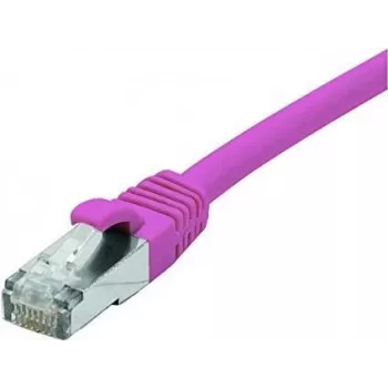 EXERTIS CONNECT Cat 6 F/UTP patchkabel, PoE, halogenfri, rosa, 0,3 m 854431
