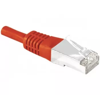 EXERTIS CONNECT CAT.6 S/FTP PiMF patchkabel, RJ45, röd, 0,7 m 856838