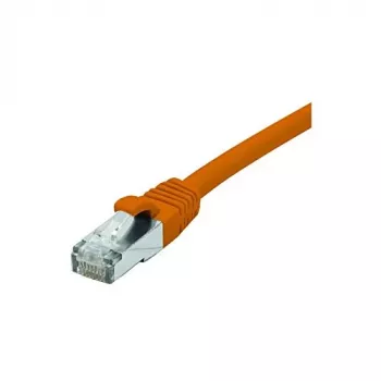 EXERTIS CONNECT CAT 6 F/UTP patchkabel, PoE, halogenfri, orange, 25 m, RJ45, snagless 854429