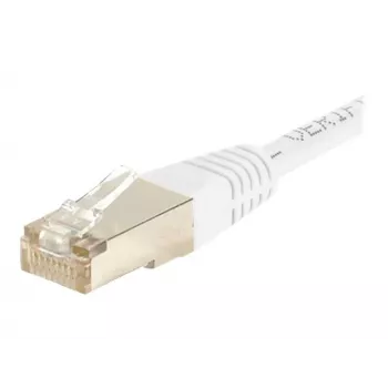EXERTIS CONNECT CAT.6 S/FTP PiMF patchkabel, vit, 10,0 m 856896