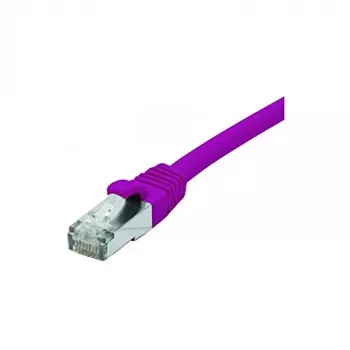 EXERTIS CONNECT Cat.6 F/UTP patchkabel, 2 m, violett, PoE, LSZH, Snagless 854412
